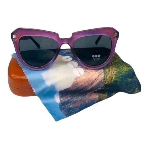 NEW Komono sunglasses Cat-eye Stella womens purple haze - Picture 2 of 10